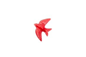 SWALLOW 8.5X6X2.2CM RED