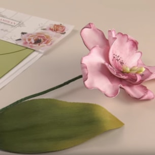 Flor Foamiran Orquídea