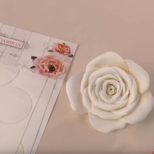 Flor Foamiran Camelia