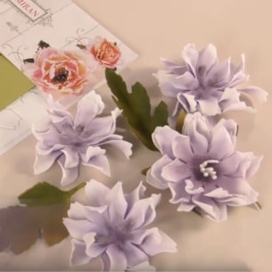 Flor Foamiran Clavellina