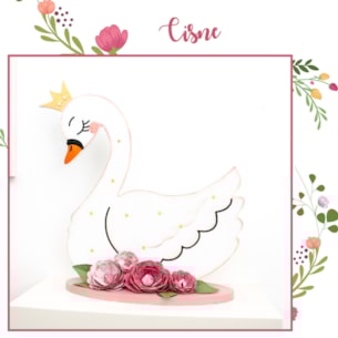 Cisne com Leds