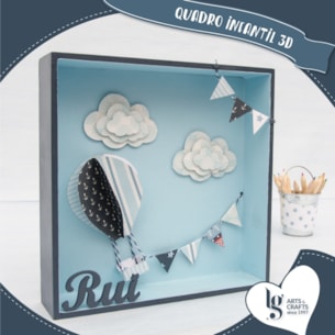 Quadro Infantil 3D