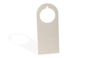 HANGING PLAQUE F/ DOOR 9.5X23.5X0.5CM POPLAR WOOD