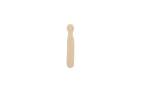LETRA I 2CM  MADERA