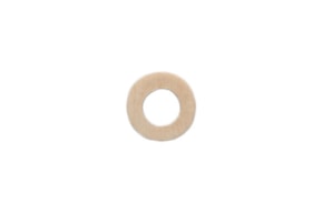 LETTER O 2CM WOOD