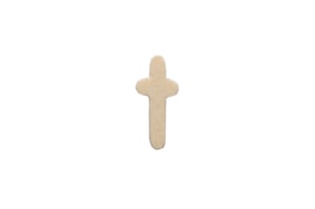 LETTER T 2CM WOOD
