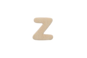 LETTER Z 2CM WOOD