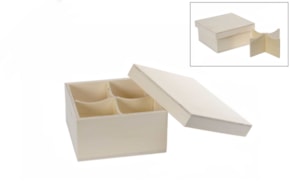 BOX 4 DIV. 16.5X16.5X8CM