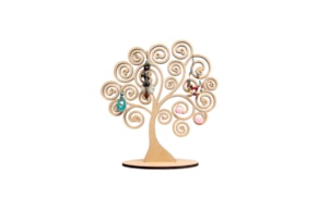 TREE FOR EARRINGS 22X24.5X0.5CM MDF