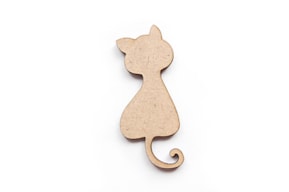 SET 12 CATS 8x3.3x0.3CM MDF