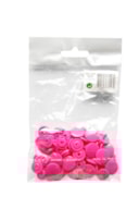 SET 20 PRESSURE BUTTONS 1.24CM PINK