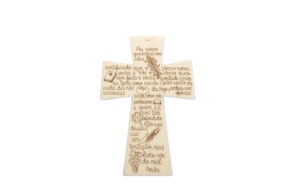 SET 12 CROSSES 10x6.7x0.3CM POPLAR WOOD