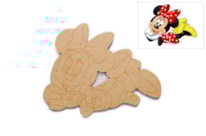 SET 2 MOUSES 30x24x0.3CM MDF