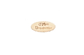 SET 12 PLACAS  O MEU UMBIGUINHO 4.6x2.1x0.3CM CHOPO