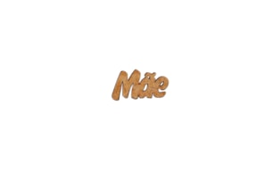 SET 12 WORDS MAE 3x1.5x0.3CM MDF