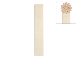 SET 12 BOOK MARKERS  20X3.5X0.3CM POPLAR WOOD
