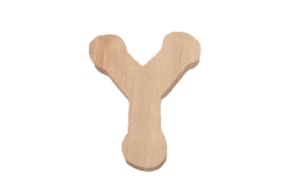 SET 10 LETTERS Y 5.6X7X0.6CM POPLAR WOOD