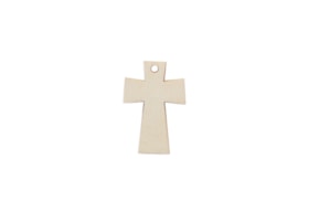SET 24 CROSSES 2.7x4x0.3CM POPLAR WOOD