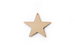 SET 12 STARS 11.2X10X0.3CM MDF