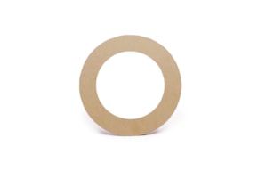 SET 2 CROWNS D.20CMx0.3CM MDF