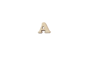SET 12 LETTERS  A 1.7x1.5x0.4CM POPLAR WOOD