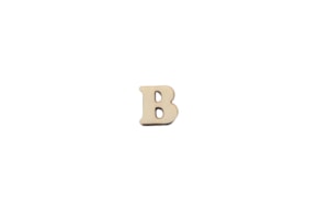 SET 12 LETTERS  B 1.7x1.5x0.4CM POPLAR WOOD
