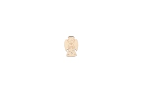 SET 12 ANGELS PRAYING  2X3X0.3CM  POPLAR WOOD