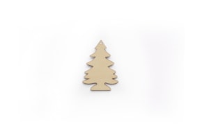 SET 12 PINES 4.3X6X0.3CM POPLAR WOOD