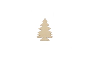 SET 12 PINES 4.3X6X0.3CM POPLAR WOOD