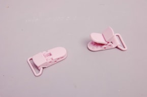 SET 12 PACIFIER SPRINGS 2.4X4.2CM PINK