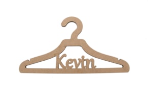 HANGER W/ CUSTOMIZE NAME 40X19.5X0.5CM MDF