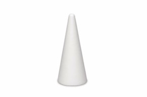 STYROFOAM CONE 12X26CM