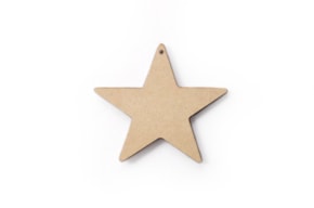 SET 12 STARS 16.8X15X0.3CM MDF
