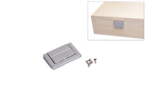 SET 6 CIERRES METALICOS 3.7X2.3CM