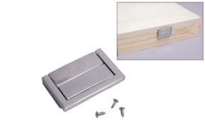 SET 6 FECHOS METALICO 4.6X3CM