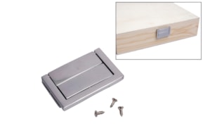 SET 6 CIERRES METALICO 4.6X3CM