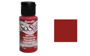 PAINT 34ML DSS78  CRIMSON F/FABRIC SOSOFT