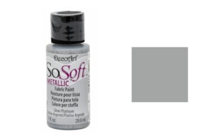 PAINT 34ML DSM2 SILVER METALIZADO F/FABRIC SOSOFT