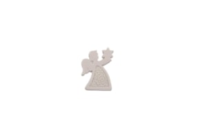 ANGEL W/ STAR 3.3CM WALL PLAQUE