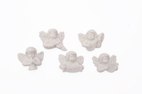 SET 5 ANGELES MUSICOS DE PEGAR 3CM