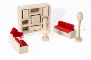 SET 11 PCS MADEIRA SALA DE ESTAR