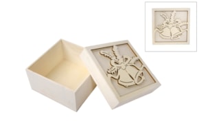 BOX W/BELLS 16X16X8CM W/PLAQUE