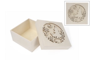 BOX W/TREE+PLAQUE 16X16X8CM