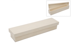 CAJA PARA VELA CON TAPA LISA 35.5X8.5X6.5CM