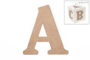 SET 6 LETRAS A 13.7X0.3CM DM