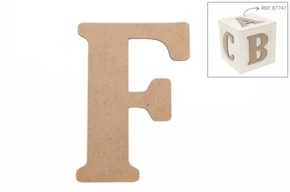 SET 6 LETRAS F 13.7X0.3CM DM
