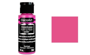 ACRYLIC PAINT 59ML DA504 FLAMINGO MULTI-SURFACE AMERICANA