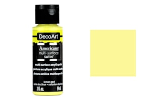 ACRYLIC PAINT 59ML DA513 LEMON ZEST MULTI-SURFACE AMERICANA