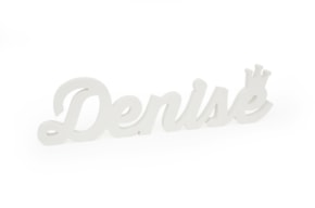 NOMBRE PERSONALIZABLE C/ CORONA 6 A 10 LETRAS