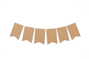 SET 12 BANDEIRAS 12X7.9X0.3CM MDF